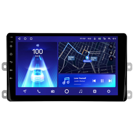 Штатная рамка (без дисплея) Teyes для  Toyota Highlander 4 XU70 2019-2021 (Для экрана 9")