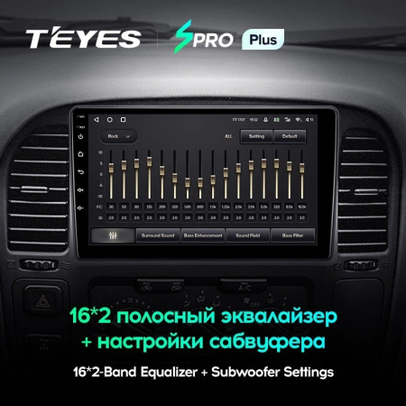 Штатная магнитола Teyes SPRO Plus 6/128 Toyota Land Cruiser 10 J100 100 (1998-2007)