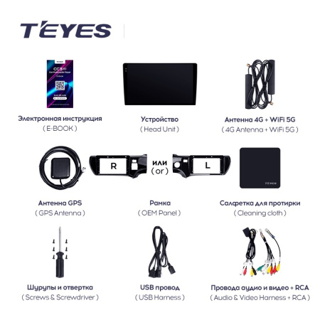Штатная магнитола Teyes CC2 4+32G для Aqua 2011-2017