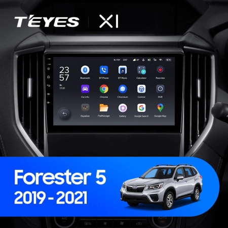 Штатная магнитола Teyes X1 4G 2/32 Subaru Forester 5 (2018-2021)