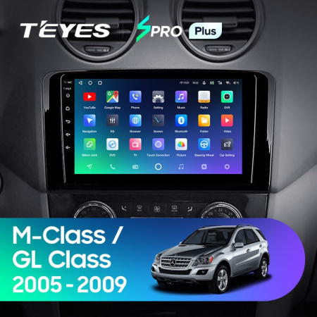 Штатная магнитола Teyes SPRO Plus 4/64 Mercedes Benz ML-Class (2005-2009)