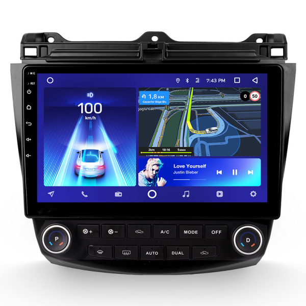 Штатная рамка (без дисплея) Teyes для  Honda Accord 7 CM UC CL  (F2)  2002-2008 (Для экрана 10.2")