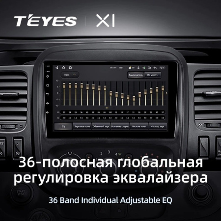 Штатная магнитола Teyes X1 4G 2/32 Renault Trafic 3 (2014-2021)