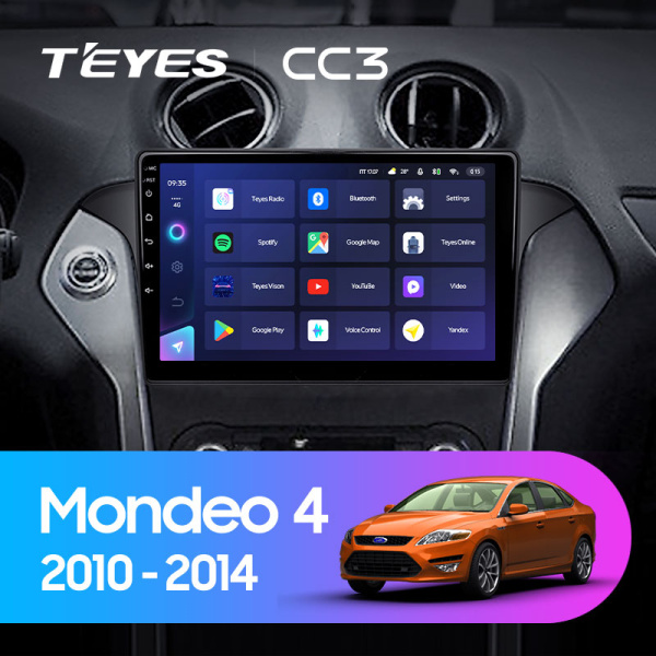 Штатная магнитола Teyes CC3L 3+32G для Mondeo 2010-2014 Штатная магнитола Teyes CC3L 3+32G для Mondeo 2010-2014