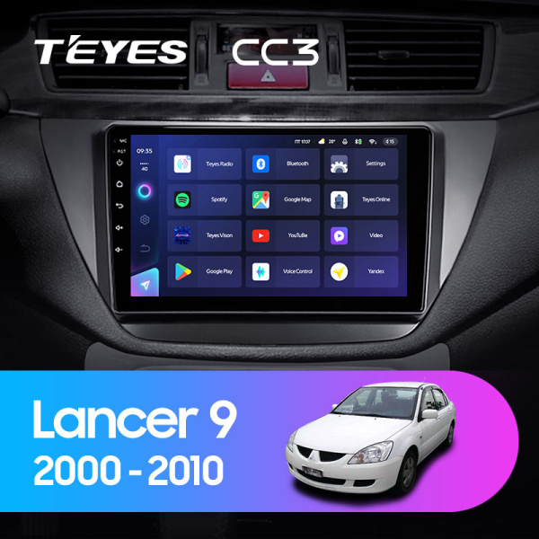 Штатная магнитола Teyes CC3L 3+32G для Lancer 2000-2010 Штатная магнитола Teyes CC3L 3+32G для Lancer 2000-2010