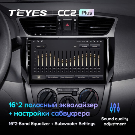 Штатная магнитола Teyes CC2 Plus 3/32 Nissan Sentra B17 (2012-2017)