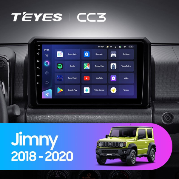 Штатная магнитола Teyes CC3 6/128 Suzuki Jimny JB64 (2018-2020)