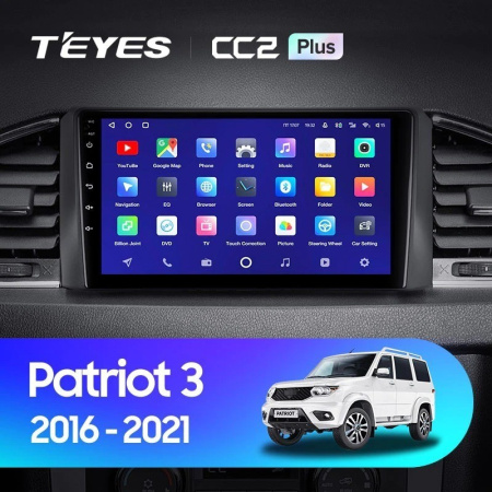Штатная магнитола Teyes CC2 Plus 6/128 UAZ Patriot 3 (2016-2021)