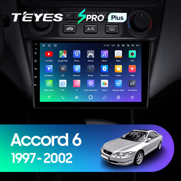 Штатная магнитола Teyes SPRO 4+32G для Accord 1997-2002