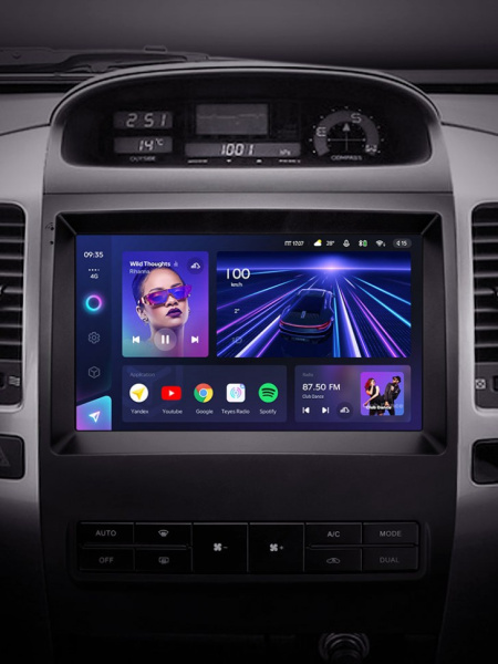 Штатная магнитола Teyes CC3 3/32 Toyota Land Cruiser Prado 120 (2004-2009)