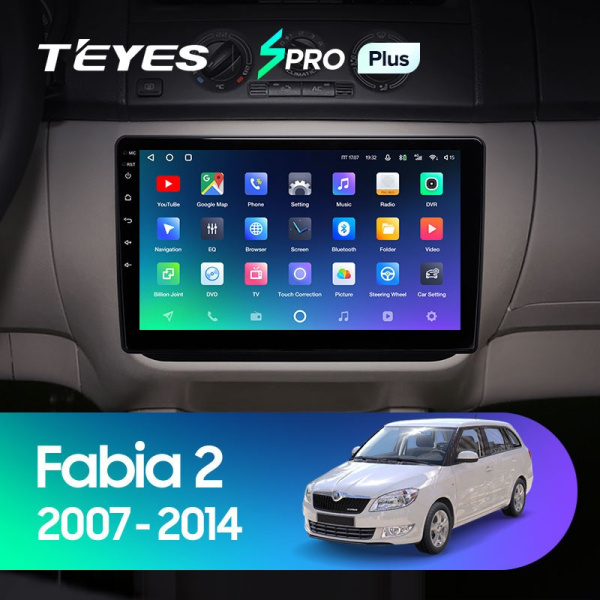 Штатная магнитола Teyes SPRO Plus 6/128 Skoda Fabia 2 (2007-2014)