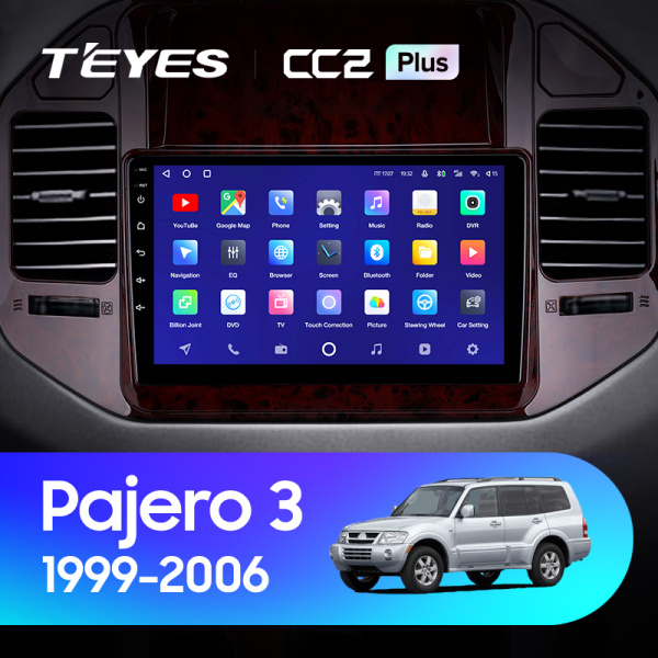 Штатная магнитола Teyes CC2 3+32G для Pajero3 1999-2006
