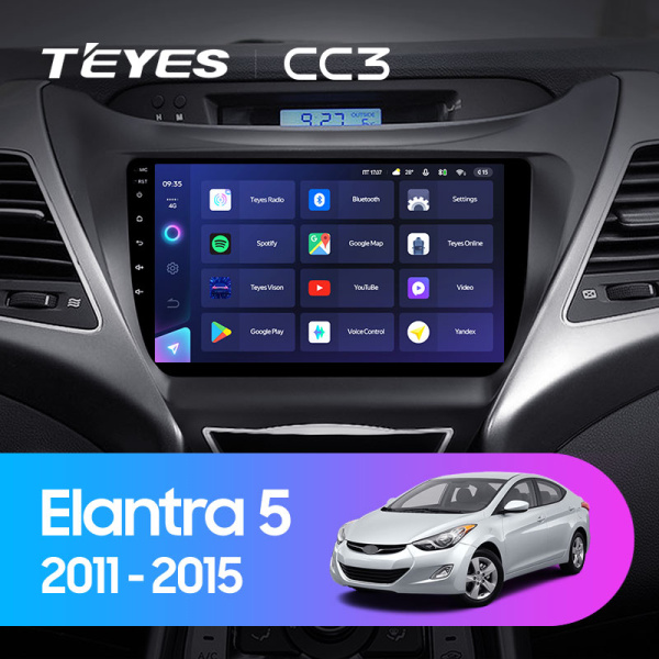 Штатная магнитола Teyes CC3L 4+32G для Hyundai Elantra 5 2011-2015 Штатная магнитола Teyes CC3L 4+32G для Hyundai Elantra 5 2011-2015