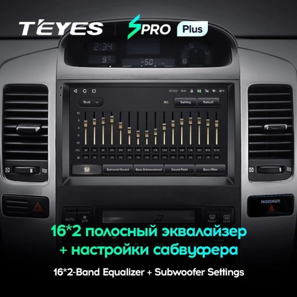 Штатная магнитола Teyes SPRO Plus 4/64 Toyota Land Cruiser Prado 120 (2002-2009)