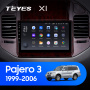 Штатная магнитола Teyes X1 4G 2+32G для Pajero3 1999-2006