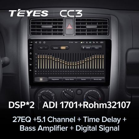 Штатная магнитола Teyes CC3 360 6/128 Suzuki Jimny 3 (2005-2019)