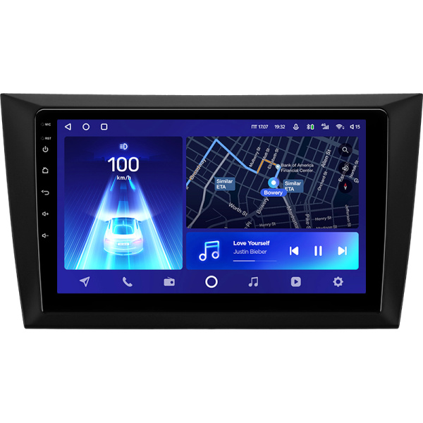 Штатная рамка (без дисплея) Teyes для  Volkswagen Golf 6 2008-2016 (Для экрана 9")