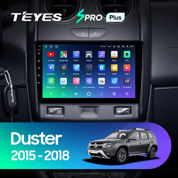 Штатная магнитола Teyes SPRO Plus 6/128 Renault Duster (2015-2020)