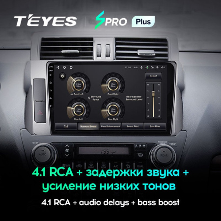 Штатная магнитола Teyes SPRO Plus 3/32 Toyota Land Cruiser Prado 150 (2013-2017)