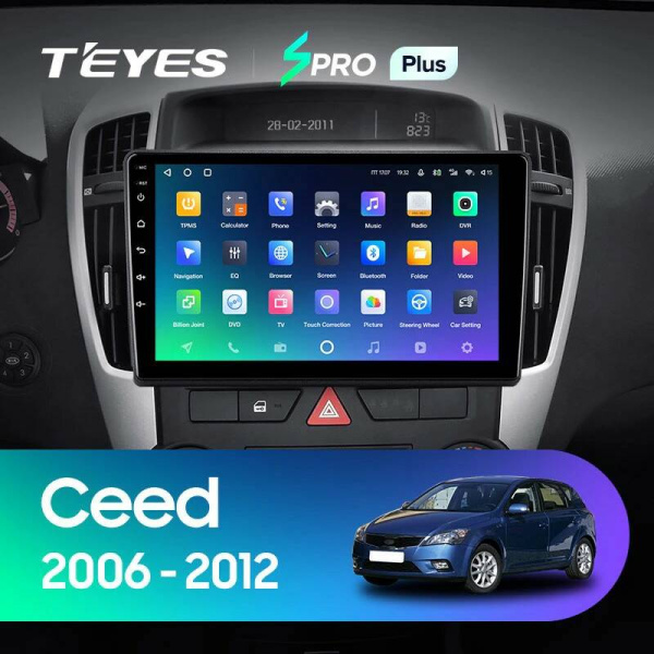 Штатная магнитола Teyes SPRO 4+32G для Kia CEED 1 2006-2012