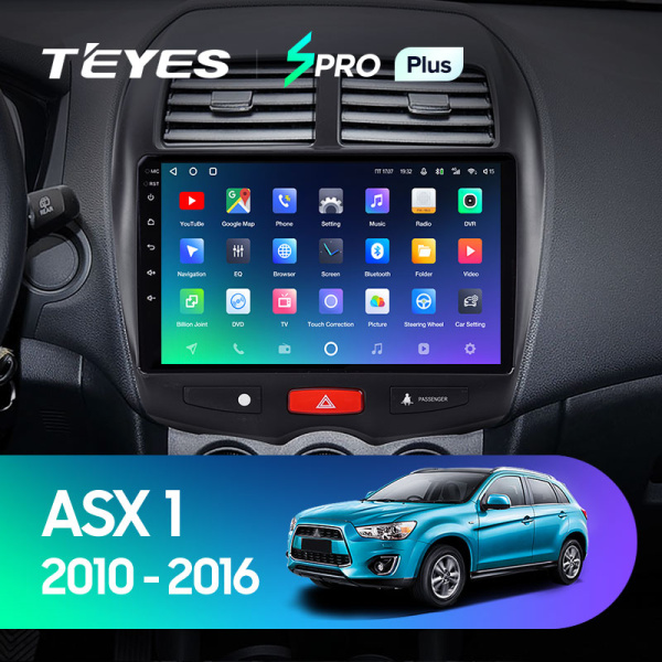 Штатная магнитола Teyes SPRO 4+32G  для ASX 2010-2016 ТИП-A