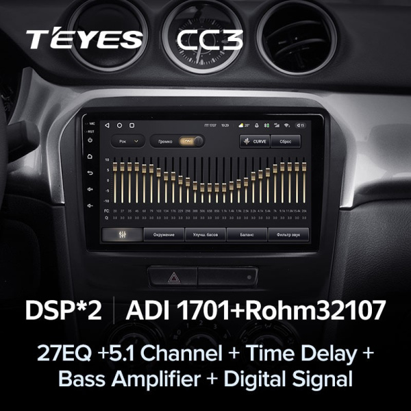 Штатная магнитола Teyes CC3 6/128 Suzuki Vitara 2 (2014-2018)