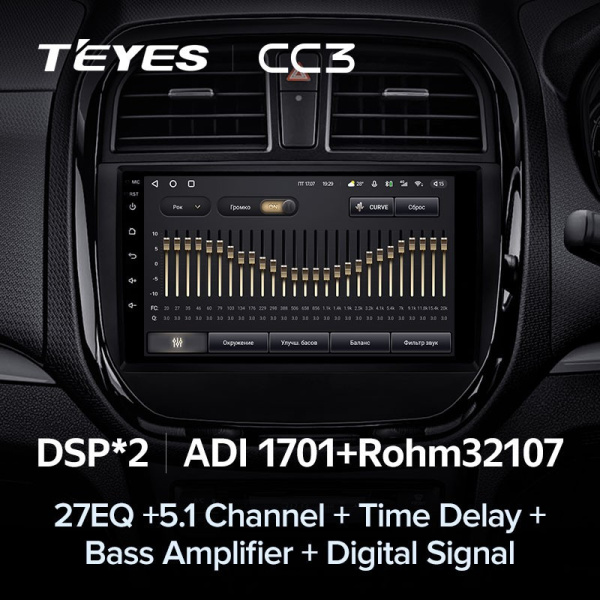 Штатная магнитола Teyes CC3 6/128 Suzuki Vitara (2016-2019)