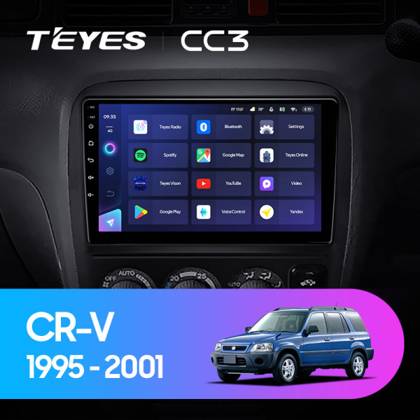Штатная магнитола Teyes CC3L 4+32G для CR-V 1995-2001 Штатная магнитола Teyes CC3L 4+32G для CR-V 1995-2001