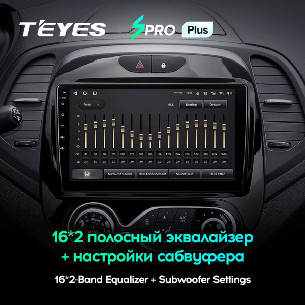 Штатная магнитола Teyes SPRO Plus 4/64 Renault Kaptur (2016-2019) Тип-B