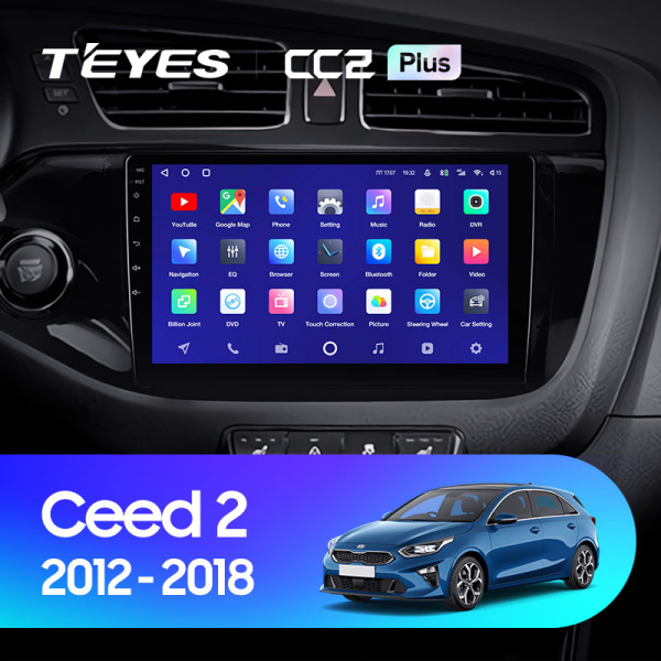 Штатная магнитола Teyes CC2 4+32G для Kia CEED 2 2012-2018