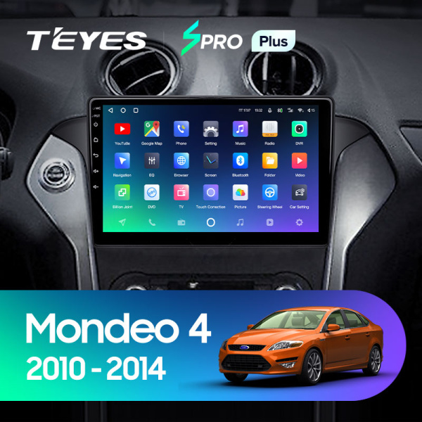 Штатная магнитола Teyes SPRO 4+32G для Mondeo 2010-2014