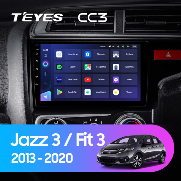 Штатная магнитола Teyes CC3L 3+32G  для Jazz Fit 2013-2020 ТИП-A Штатная магнитола Teyes CC3L 3+32G  для Jazz Fit 2013-2020 ТИП-A