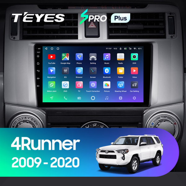 Штатная магнитола Teyes SPRO 4+32G для Toyota 4Runner 2009-2020