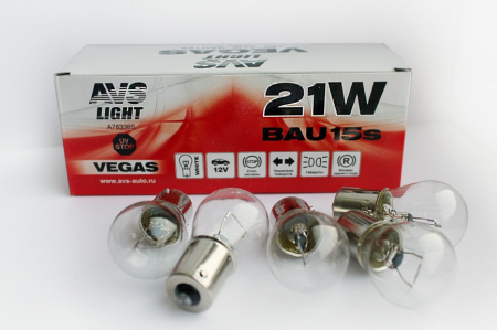 Лампа AVS Vegas 12V. 21W (BAU15S) (1шт.) смещенный штифт