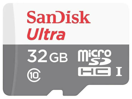 Карта памяти micro SDHC 32GB SanDisk class 10 UHS-I Ultra Light 100Mb/s