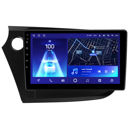 Штатная рамка (без дисплея) Teyes для  Honda Insight 2 LHD 2009-2014 (Для экрана 9")