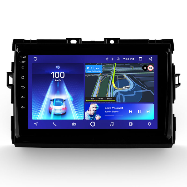 Штатная рамка (без дисплея) Teyes для  Toyota Previa XR50 2006-2019 (Для экрана 9")