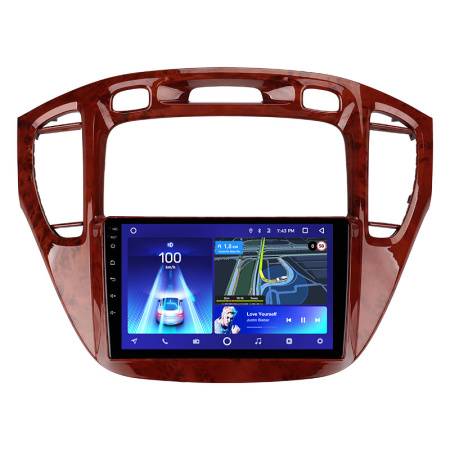 Штатная рамка (без дисплея) Teyes для  Toyota Highlander 1 XU20 2001-2007 (Для экрана 9")