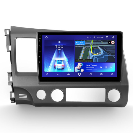 Штатная рамка (без дисплея) Teyes для  Honda Civic 8 FK FN FD 2005-2012 (Для экрана 10.2")