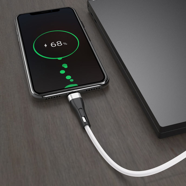 Кабель USB - micro USB 1м 2,4A BOROFONE BX46 силикон.