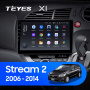 Штатная магнитола Teyes X1 4G 2+32G для Stream 2006-2014