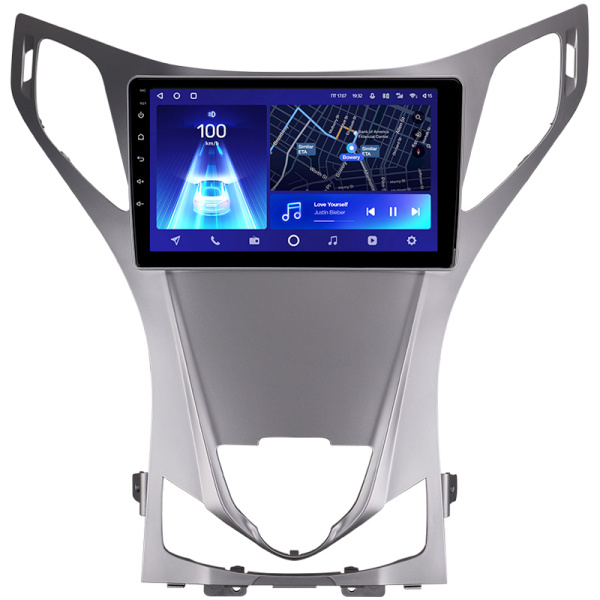 Штатная рамка (без дисплея) Teyes для  Hyundai Azera 2 II 2011-2014 (Для экрана 9")