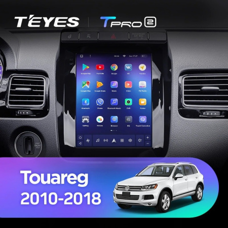 Штатная магнитола Tesla style Teyes TPRO 2 Volkswagen Touareg FL NF (2010-2018)