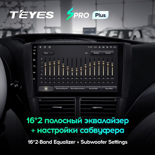 Штатная магнитола Teyes SPRO Plus 6/128 Subaru Impreza GH GE (2007-2011)