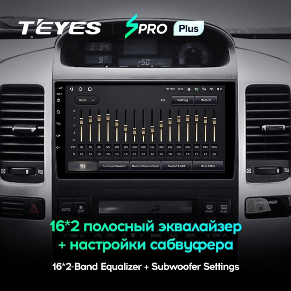 Штатная магнитола Teyes SPRO Plus 4/64 Toyota Land Cruiser Prado J120 (2004-2009)