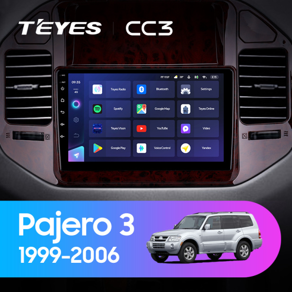 Штатная магнитола Teyes CC3L 3+32G для Pajero3 1999-2006 Штатная магнитола Teyes CC3L 3+32G для Pajero3 1999-2006