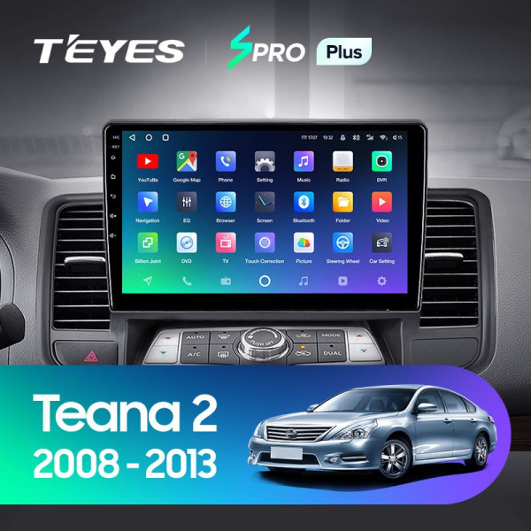 Штатная магнитола Teyes SPRO Plus 6/128 Nissan Teana J32 (2008-2013)