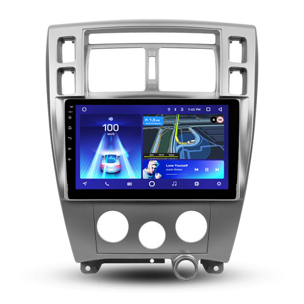 Штатная рамка (без дисплея) Teyes для  Hyundai Tucson 1 2004-2009 (Для экрана 10.2")