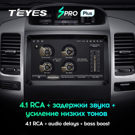 Штатная магнитола Teyes SPRO Plus 3/32 Toyota Land Cruiser Prado 120 (2004-2009)