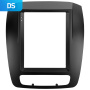 Штатная рамка (без дисплея) Teyes для  Kia Sorento 2 II XM (F1) 2012-2021 (Для экрана 9")